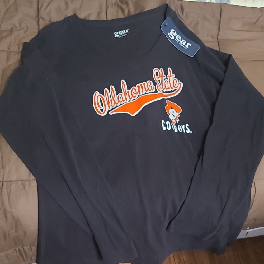 Oklahoma State Cowboys Black Shirt
